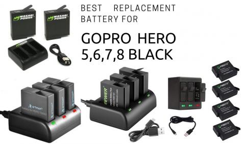 Best Replacement Battery For Gopro Hero 5 Black Hero 6 Black Hero 7 Black And Hero 8 Black All Good Batteries Best Replacement Battery For Gopro Hero 5 Black Hero 6 Black Hero 7 Black And Hero 8 Black All Good Batteries