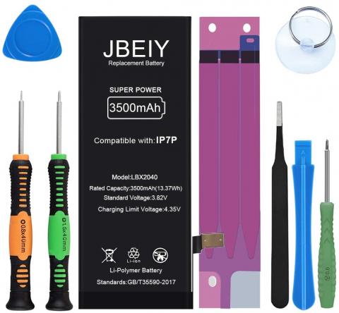 JBEIY Replacement Battery for iPhone 7 Plus - 3500mAh