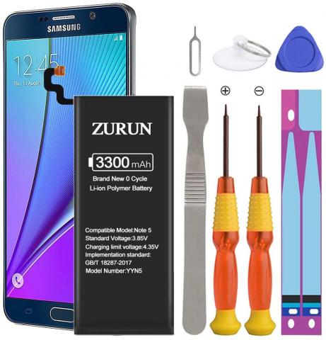 ZURUN Galaxy Note 5 Replacement Battery 3300mAh