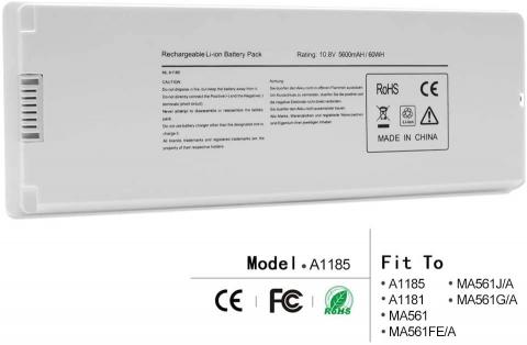 LQM Battery for MacBook Black 13" mid 2006 - Early 2008