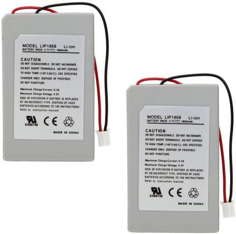 MaxLLTo Replacement 2X Battery Pack for Sony PS3 Controller