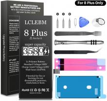 LCLEBM Replacement Battery for iPhone 8 Plus - 3580mAh